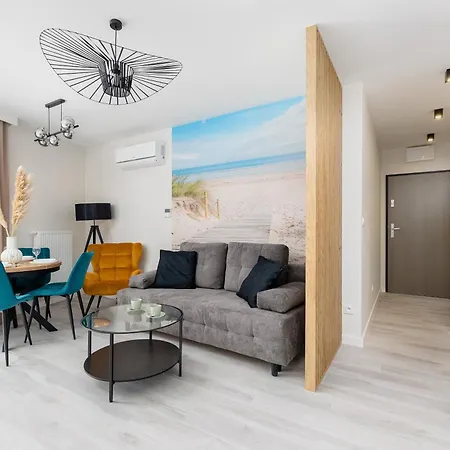 Eleganckie Apartamenty Blisko Plazy W Niechorzu Z Klimatyzacja W Salonie I Parkingiem By Noclegi Renters Niechorze Exterior photo