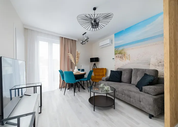 Eleganckie Apartamenty Blisko Plazy W Niechorzu Z Klimatyzacja W Salonie I Parkingiem By Noclegi Renters